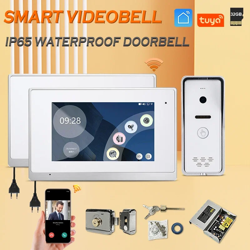 

After Sale Service Tuya Smartlife App Mobile Remote Control Wifi Outdoor Camera Door Bell Smart Home Security 2 Indoor Screen