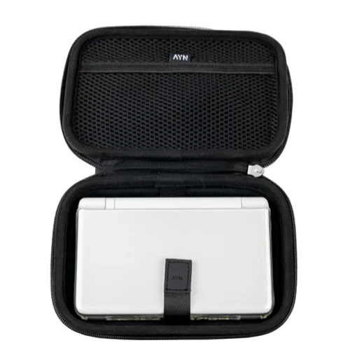 Imagen 2 del producto Reebolnic Ayn Thor carcasa de TPU y bolsa negra para consola de juegos con tapa de doble pantalla AYN THOR bolsa de almacenamiento de accesorios oficiales portátil