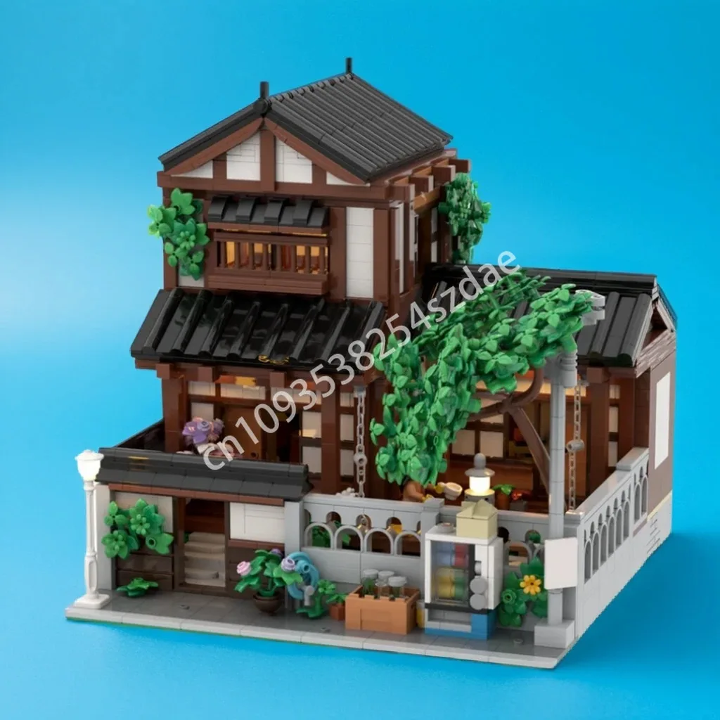 

10066 шт. MOC японская коллекция I модульные здания строительные блоки пластиковые образовательные кирпичи детская рождественская игрушка в подарок