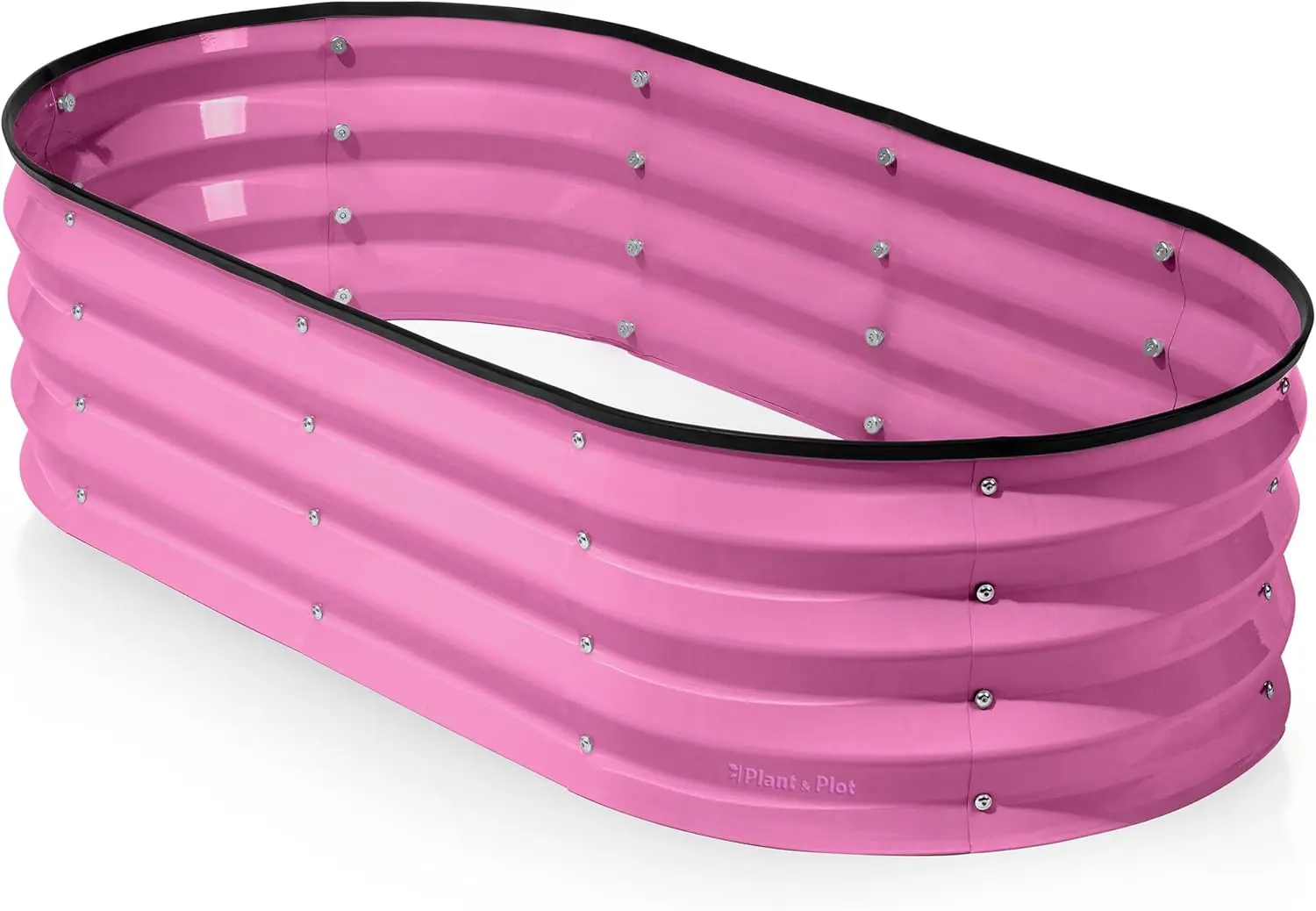 

Оцинкованные приподнятые садовые кровати для улицы // 4 × 2 × 1 фута, приподнятые кровати для садоводства, овощей, цветов (розовый) // Большой металл G