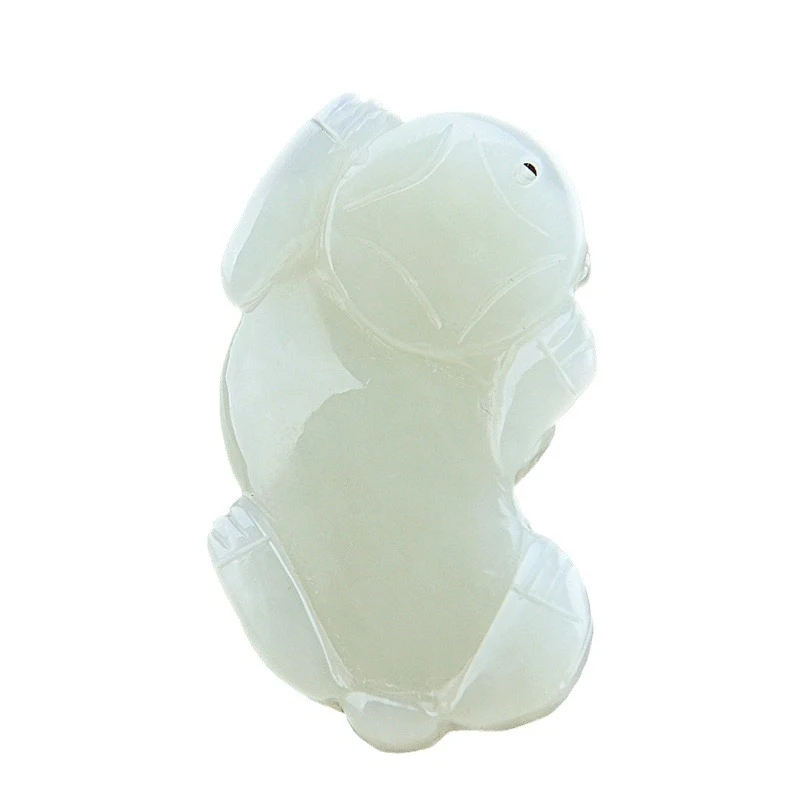 Hotan , White Pixiu Ornament, Pendant Men and Women, Jade Amulet