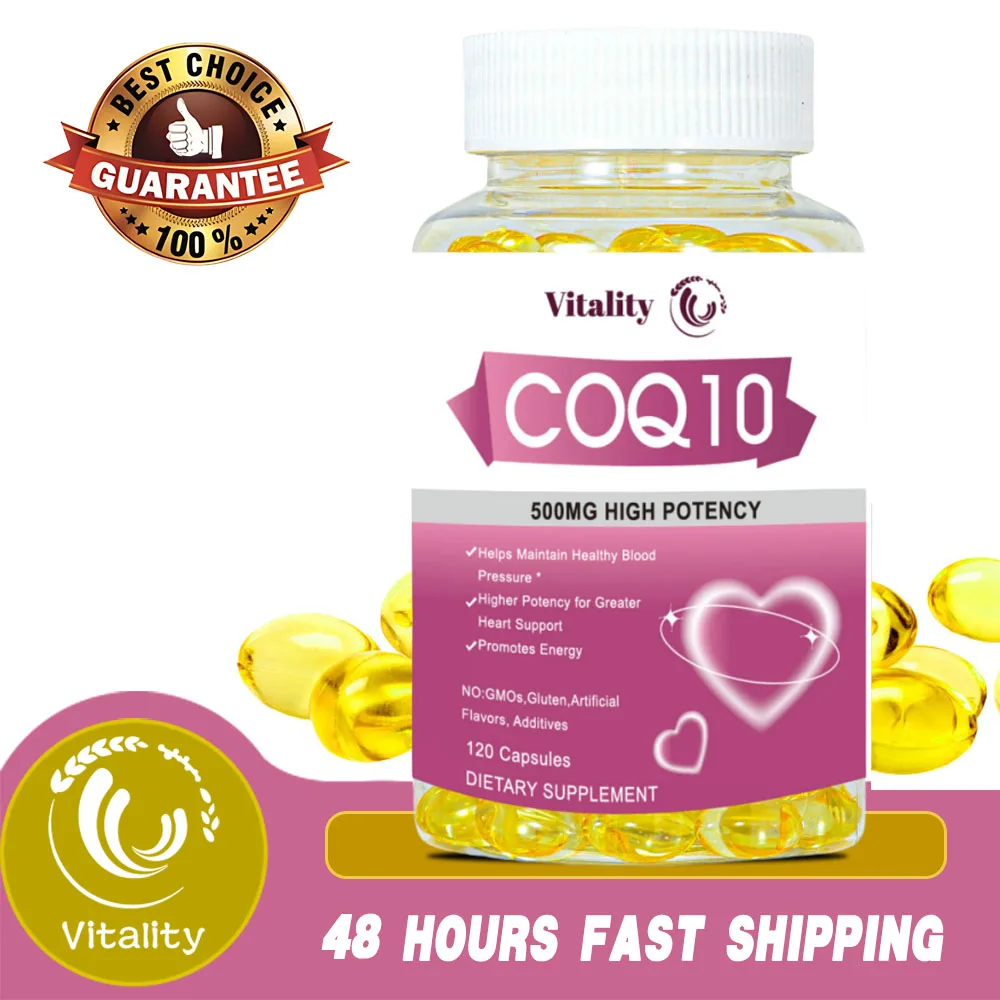 Vitalität Coenzym Q10 Kapseln bieten Energie Vitamin Bio Bio Bio Absorption Coq10