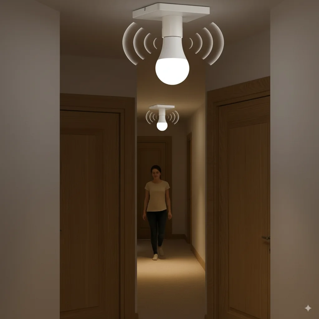 E27 Lamp Holder 85-265v Socket Living Room Wireless Led Base Bulb Switch Sound Light Control Lamps Holders For Room Multi Smart