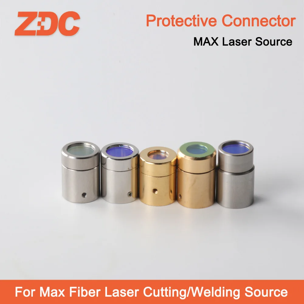 Max Laser Original 2-6KW Output Protective Connector Lens Group D12.8H9.4mm Protective Windows for Max Fiber Laser Source