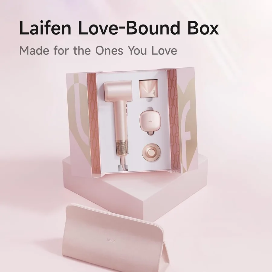 مجفف شعر ممتاز عالي السرعة صندوق الحب مجفف نفخ محمول أيوني احترافي مع 110000 دورة في الدقيقة خفيف الوزن ومنخفض الضوضاء 360 درجة