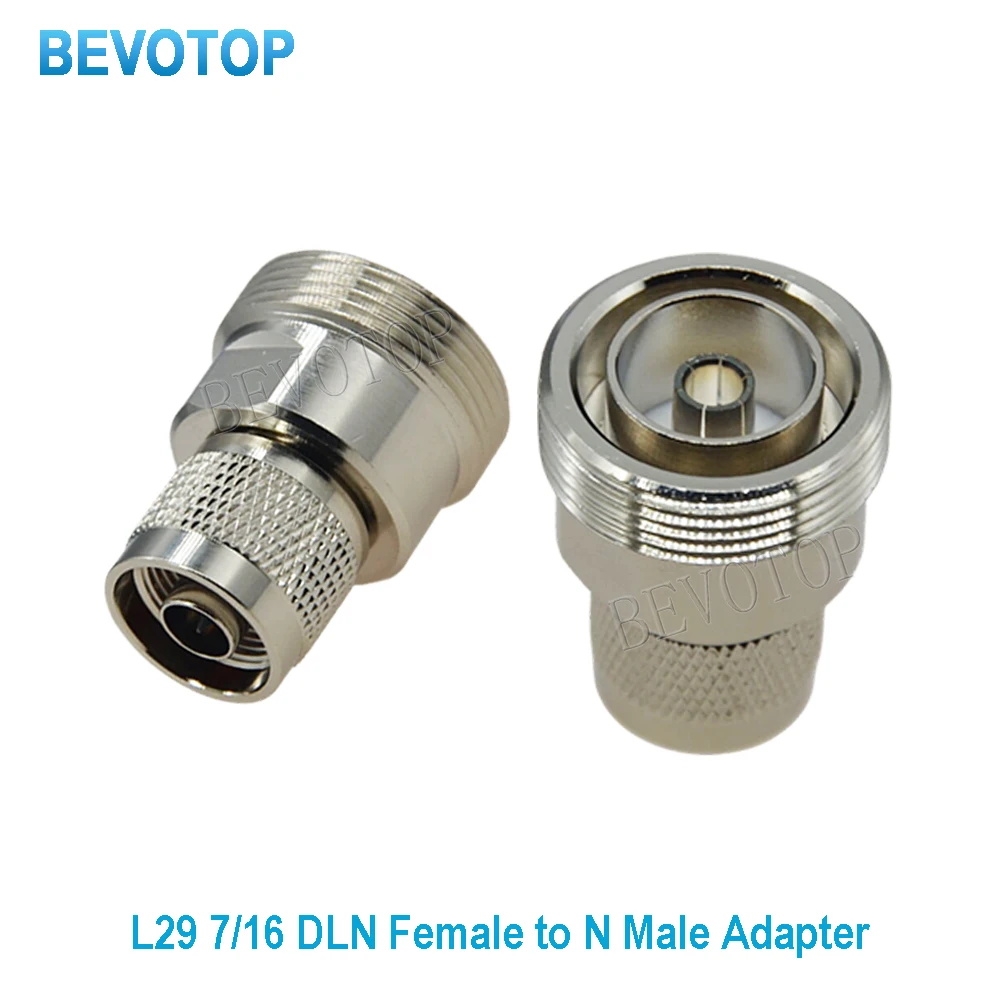 

10PCS/lot N Male Plug to L29 7/16 DIN Female Jack for Wifi Radio Antenna Connector L29 7-16 DIN to L16 N RF Adapter Wholesales