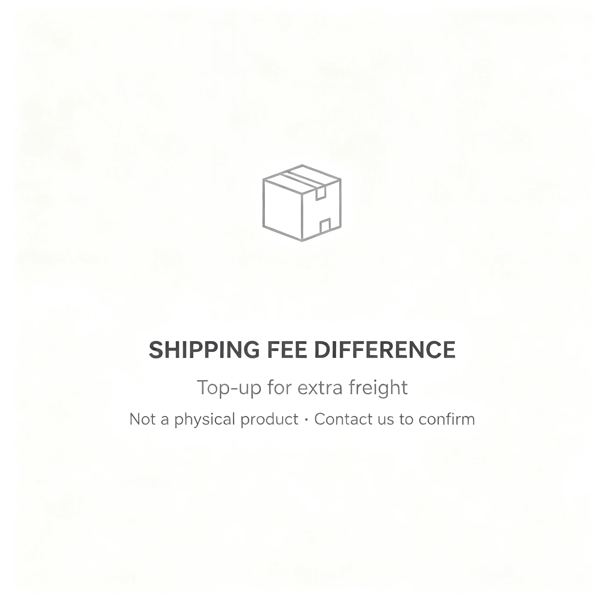 Postage price difference supplement
