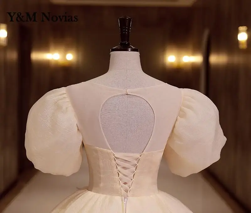 Y & M-Vestidos De quinceañera para niñas, vestido De princesa con volantes, dulce, 15, para baile De graduación