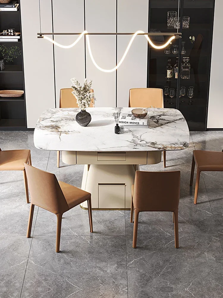 Table Dining Table Integrated Multifunctional Mahjong Machine Dining Table Household Mute Machine Dual-Purpose Electric