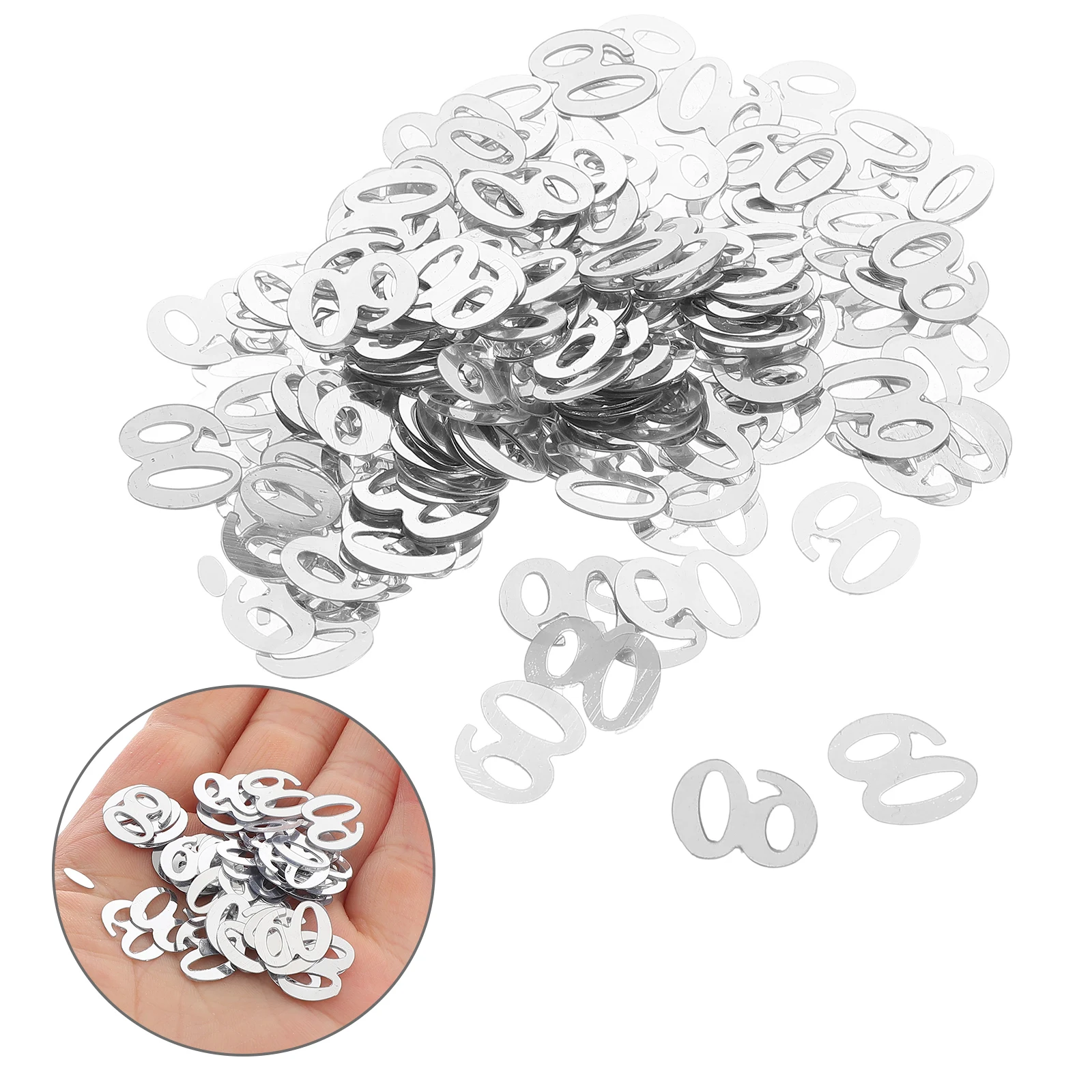 

1200 Pcs Sequins Confetti Party Decorations High Quality Number Design Birthday Anniversary Supplies Sprinkle Tables Cards Gifts