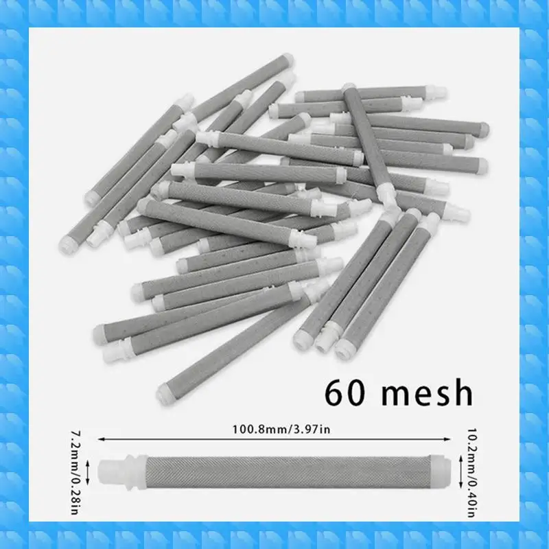 

ETRT 10 Pack Filter Repair Tools Airless Spray 60 Mesh Airless Spray Machine Accessories Filter For Various Models