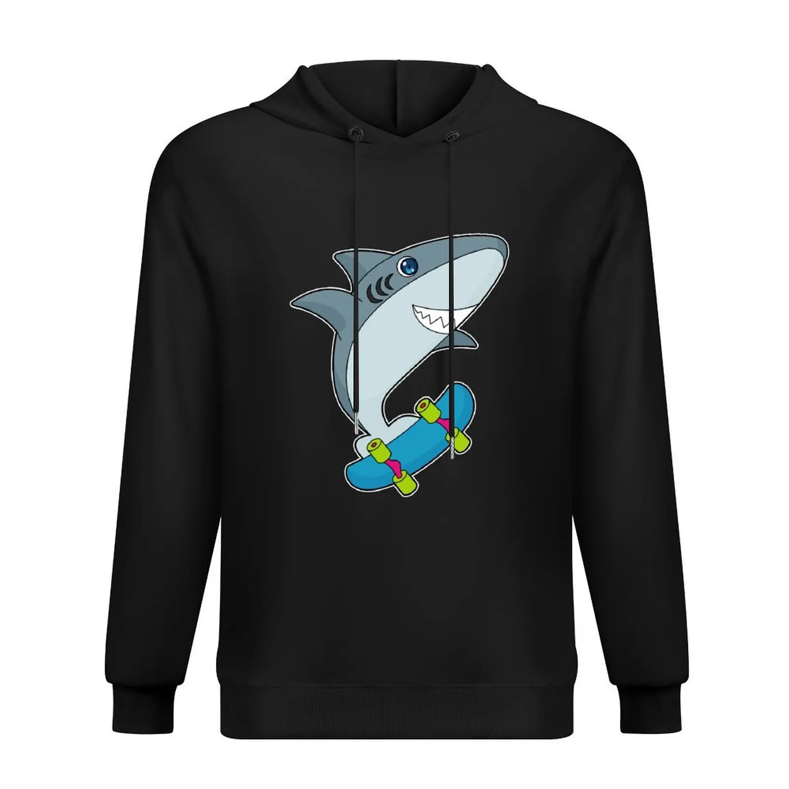 

Shark Skater Skateboard Hoodie men's sweat-shirt set fashion men men clothing mens clothes hoodies for men high quality
