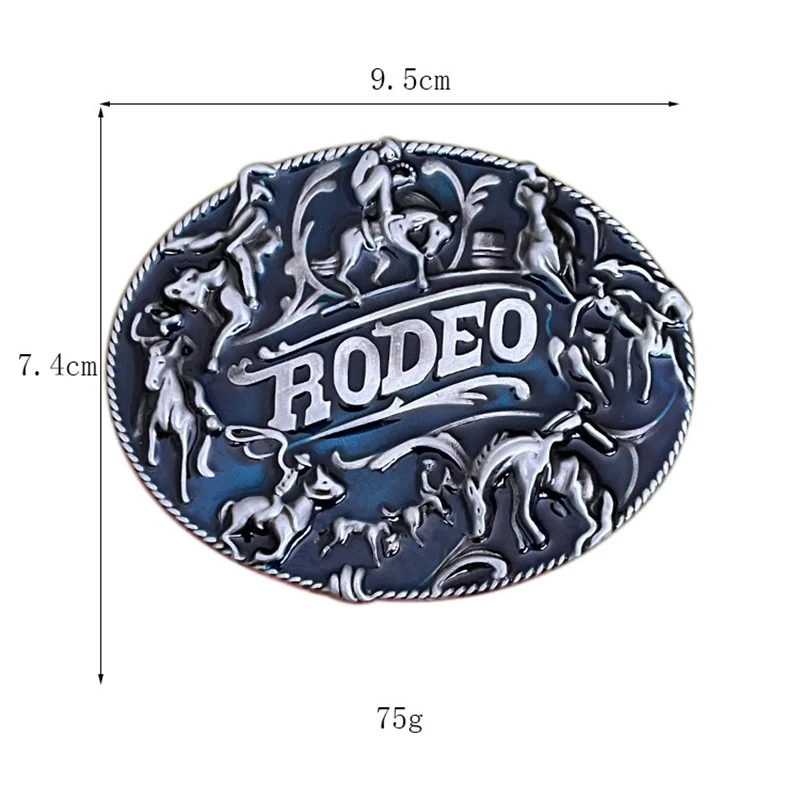 Gesper sabuk rodeo Barat