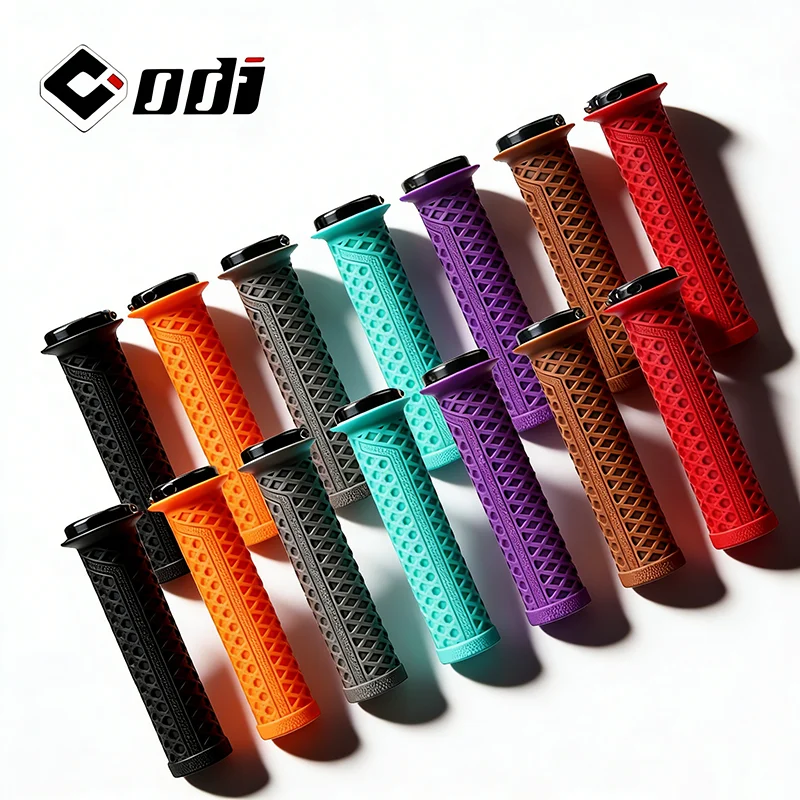

ODI Lock on Bike Grip Silicone Wear-resisting MTB Grip Non-slip Lightweight Comfortable Hollow Grips Mountain Bike Accessory