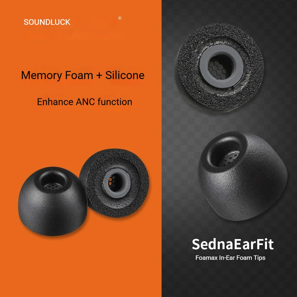 AZLA Foamax Replacement Ear Tips, Ultra-Thin Coated, Reusable Hearing Protection for Concerts