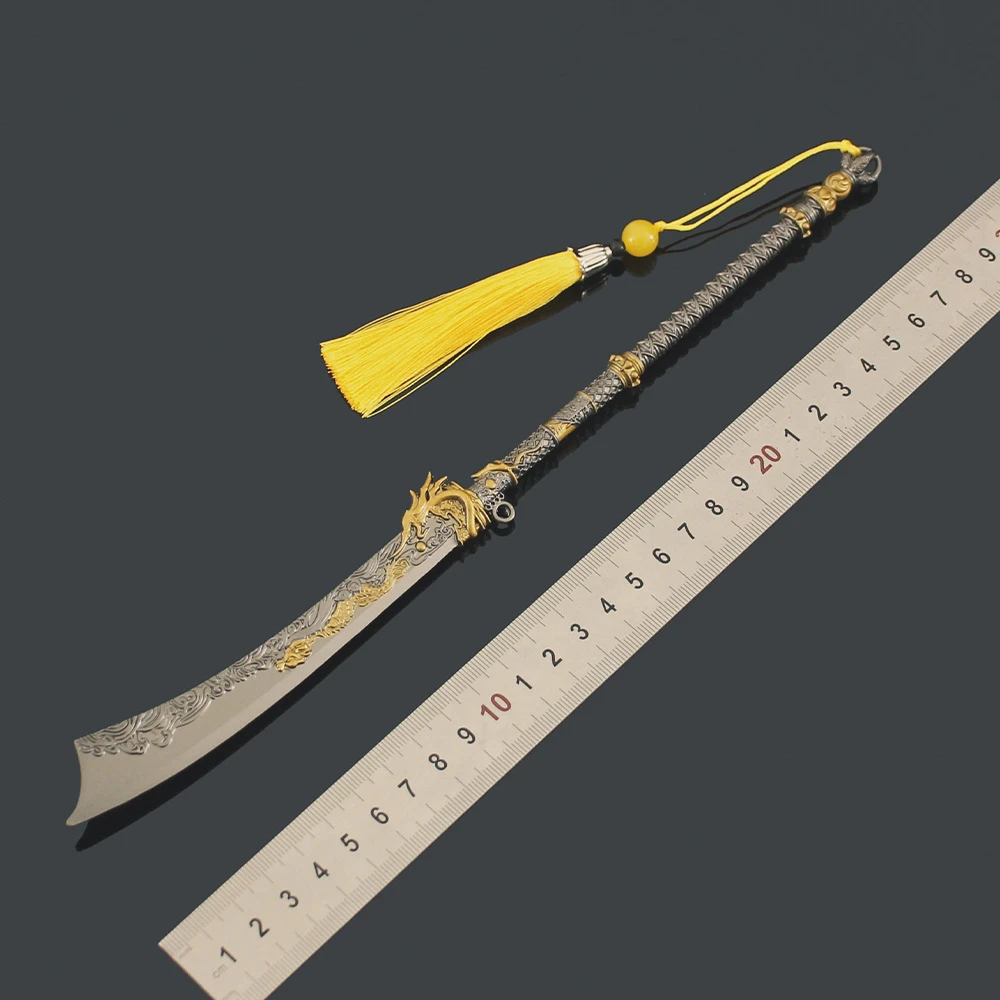 29cm Naraka: Bladepoint Weapon Nameless Mo Dao Game Peripheral Model Samurai Knife Alloy Prop Ornament Crafts Gift Toys for Boys