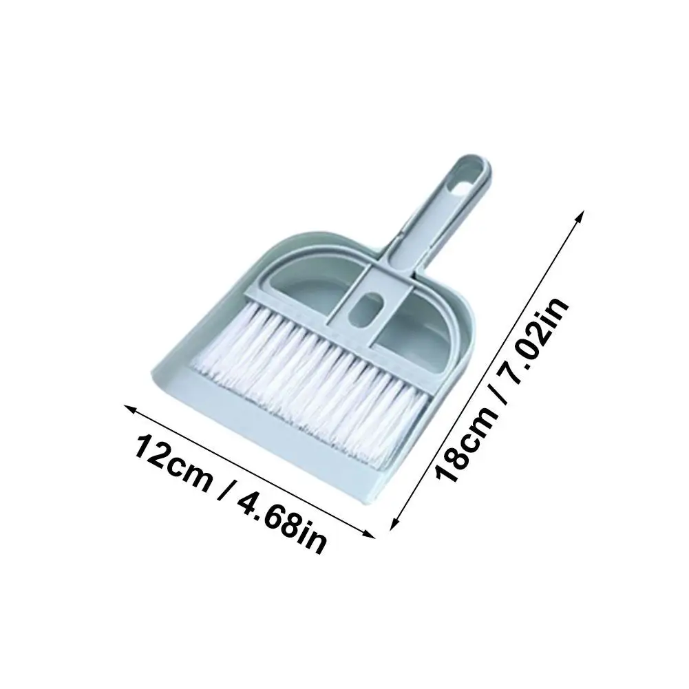 Desktop Mini Broom Dustpans Set  With Garbage Shovel Nordic Color For Household Desktop Cleaning Tools