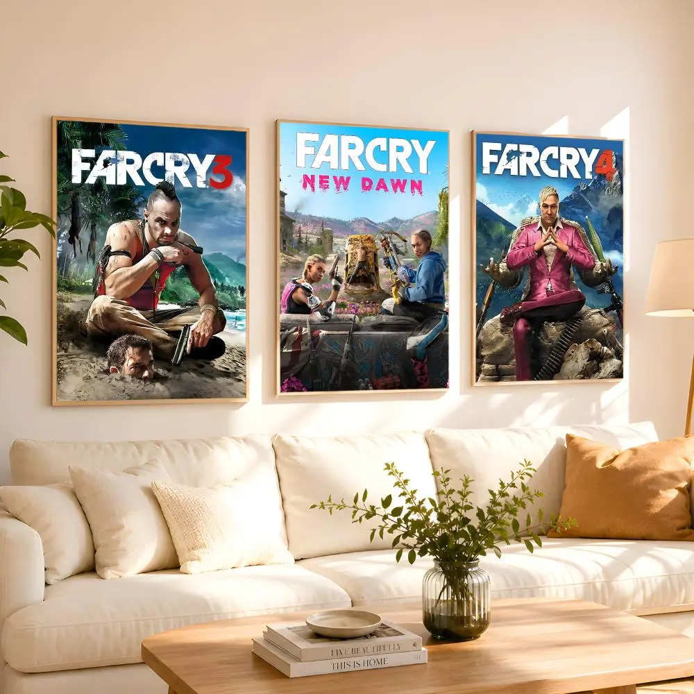 F-Farcry Painting Calligraphy Canvas Poster Art for Bedroom Living Room Home Decor Wall Decoration Decals Gift