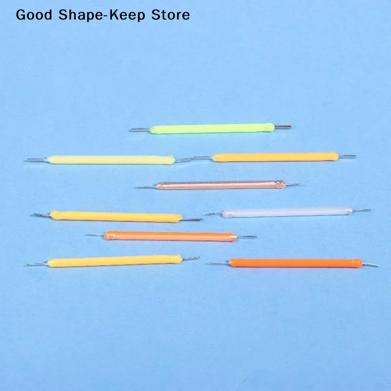 daily10pcs Edison Bulb LED Filament Lamp Parts 38mm DC3V LED Bead Incandescent Light Accessories Diode For Holiday Lighting DIY