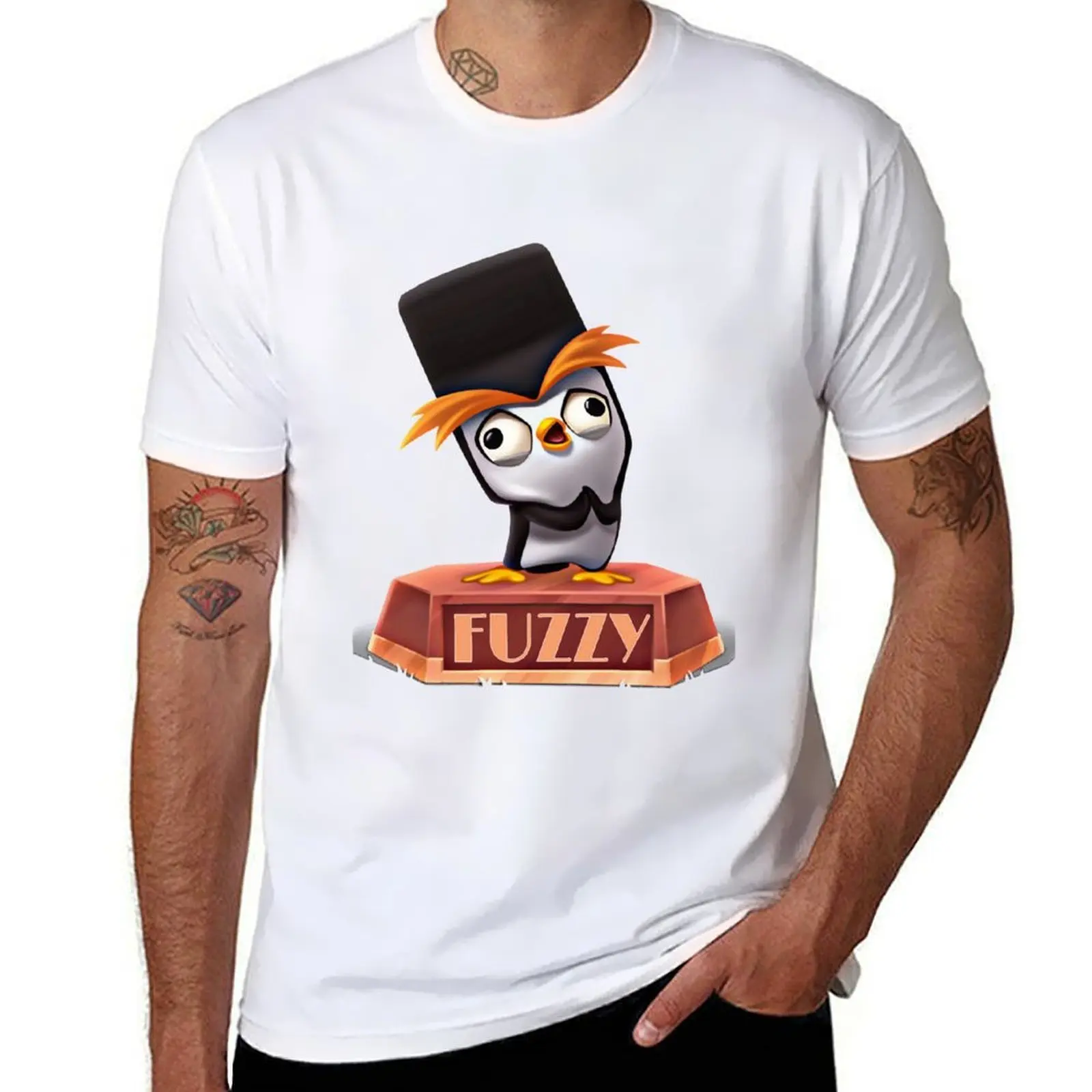 

People Call Me Fuzzy Zooba Battle Arena Royale Персонажи Подарок для любителей кино Футболка забавные футболки хлопковая футболка