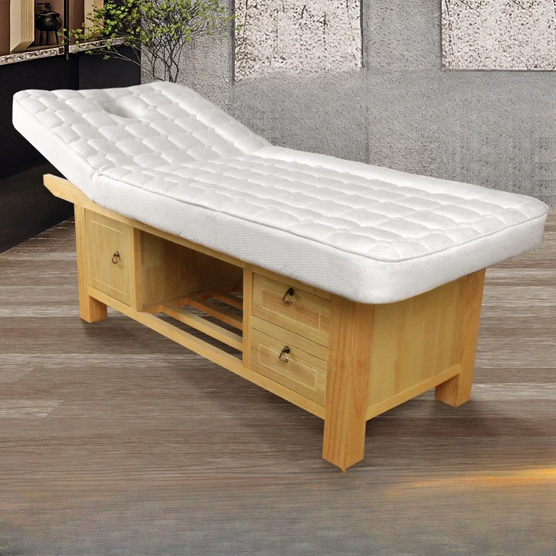 

Solid wood beauty bed, special offer for beauty salon, massage physiotherapy, massage, fire therapy, tattoo embroidery, folding