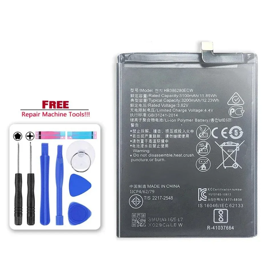 HB386280ECW Battery for Huawei Honor 9 STF-L09 STF-AL10 for Honor9 STF L09/AL10 Bateria with Tracking Number