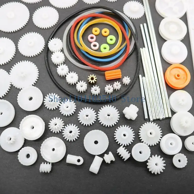 02DC 82PCS Plastic Gear Package наборы