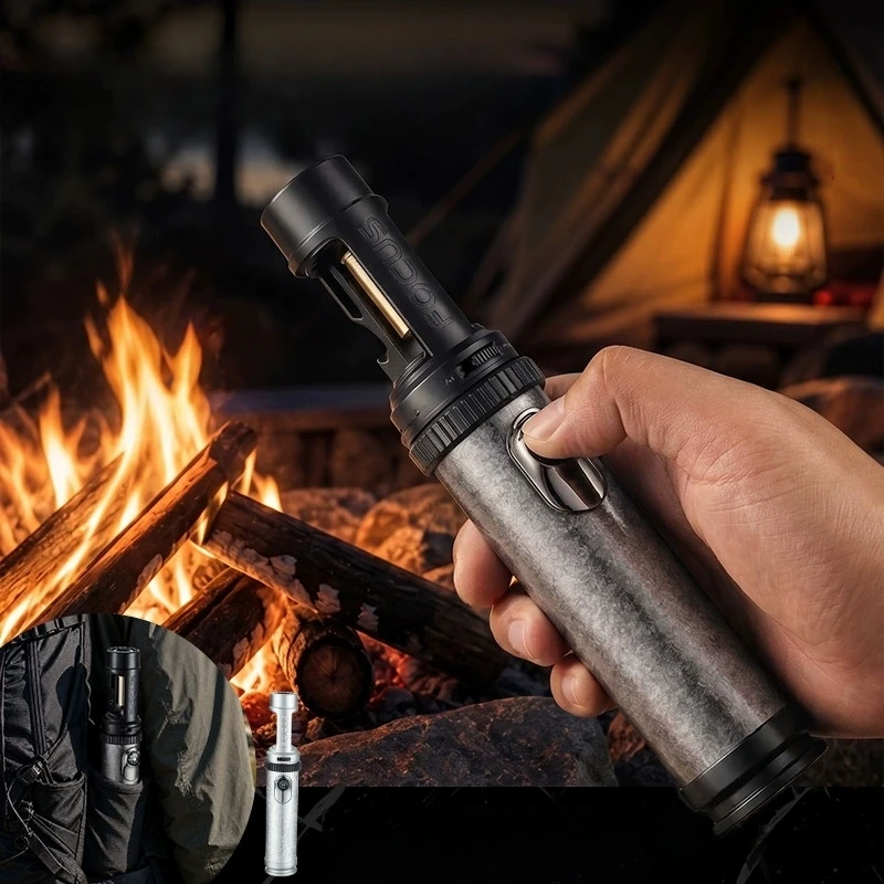 Metal High Temperature Spray Gun Igniter Barbecue Moxibustion Charcoal Point Hardware Welding Cigar Spray Gun Igniter