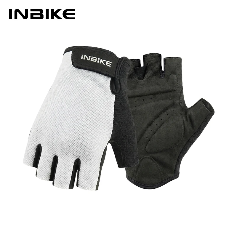 AliExpress INBIKE Bike Gloves Cycling Gloves Biking Gloves for Men Women with Shock-Absorbing Pad Light Weight Half Finger Bicycle Gloves
