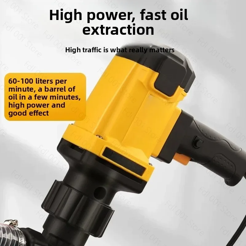 Electric Oil Pump, 220V Explosion-proof and Corrosion-resistant Oil Pump, Portable Diesel High Flow Refueling Machine
