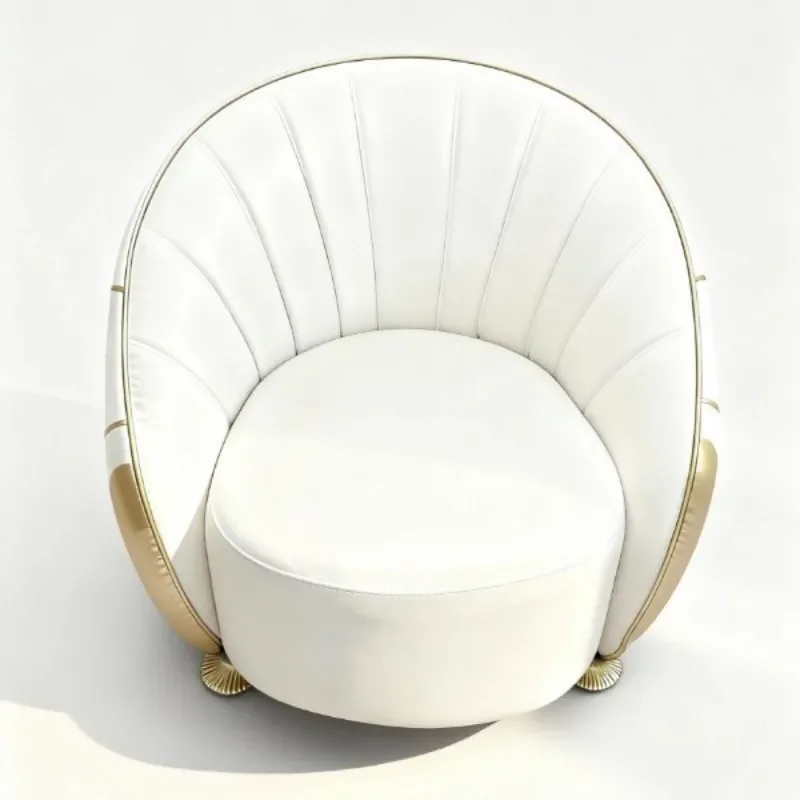 Modern Flannel Lazy Sofa Armchair  Living Room Home Leisure Negotiation Hotel Villa