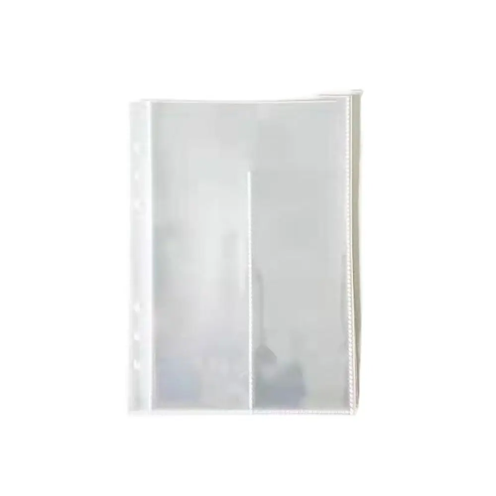 10 pçs a5 idol photocard titular páginas internas transparente horizontal ídolo álbum de fotos páginas internas verticais 1/2/4 grades