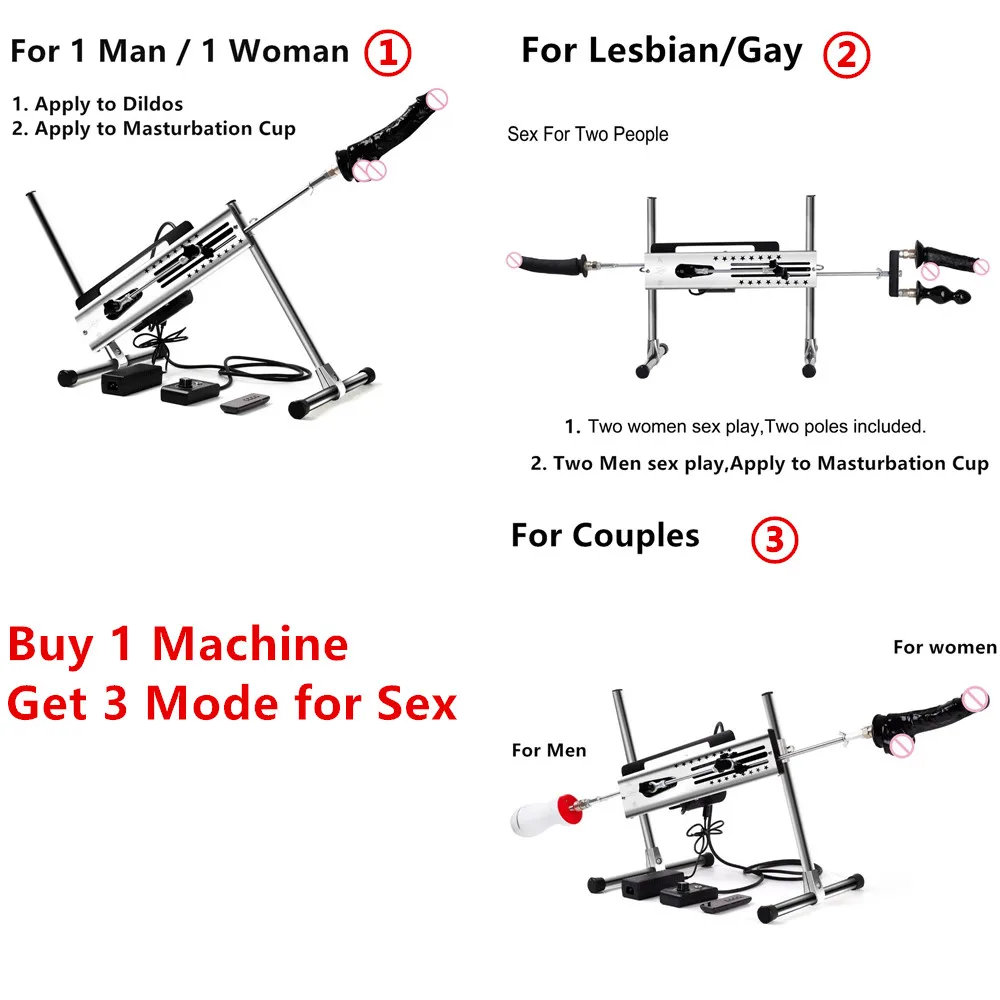 Stroke 3-15cm Automatic Masturbation Dildo Sex Machine Erotic Toys for Adults Couples Women Men Sextoys BDSM Furniture Shop