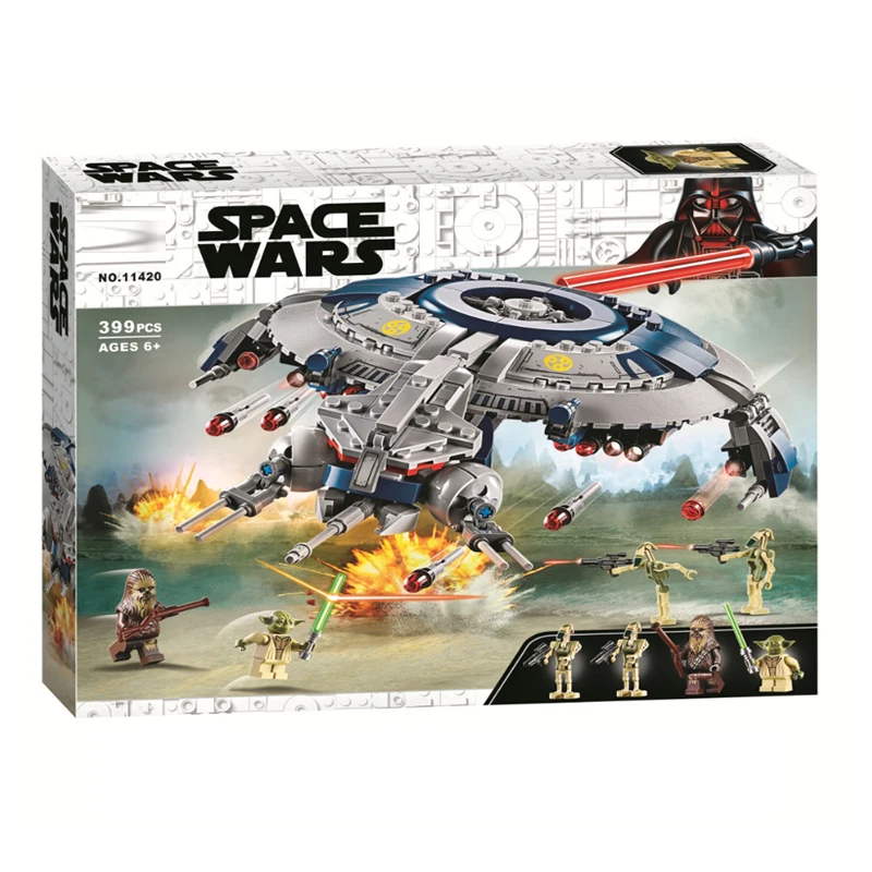 Droid Gunship Building Blocks mattoni Space Wars compatibile 75233 Fighter Set giocattoli per bambini regali di compleanno