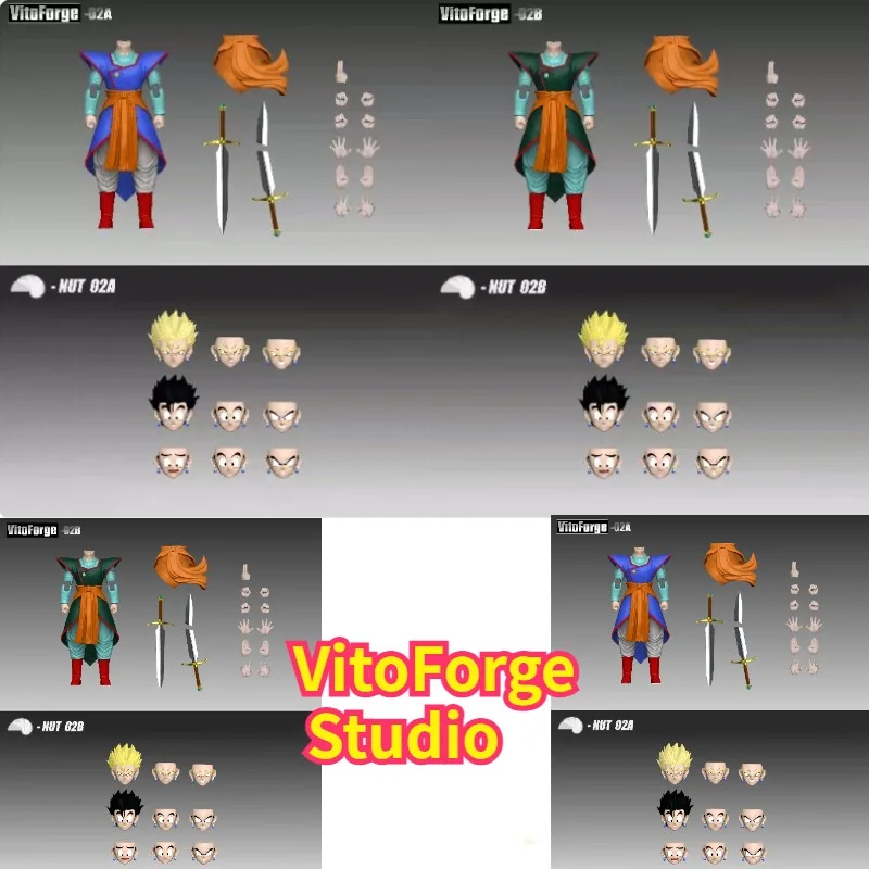 VF Studio Original VitoForge-Swordsman God Gohan 1/12 Figurine articulée expédiée au quatrième trimestre