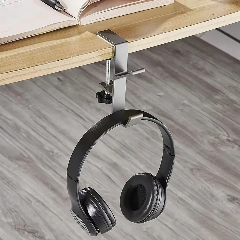 Multi Functional Headphone Stand Table Side Hanging Storage Rack For Gaming Headset Bag Punch-free Home Universal Metal Holder