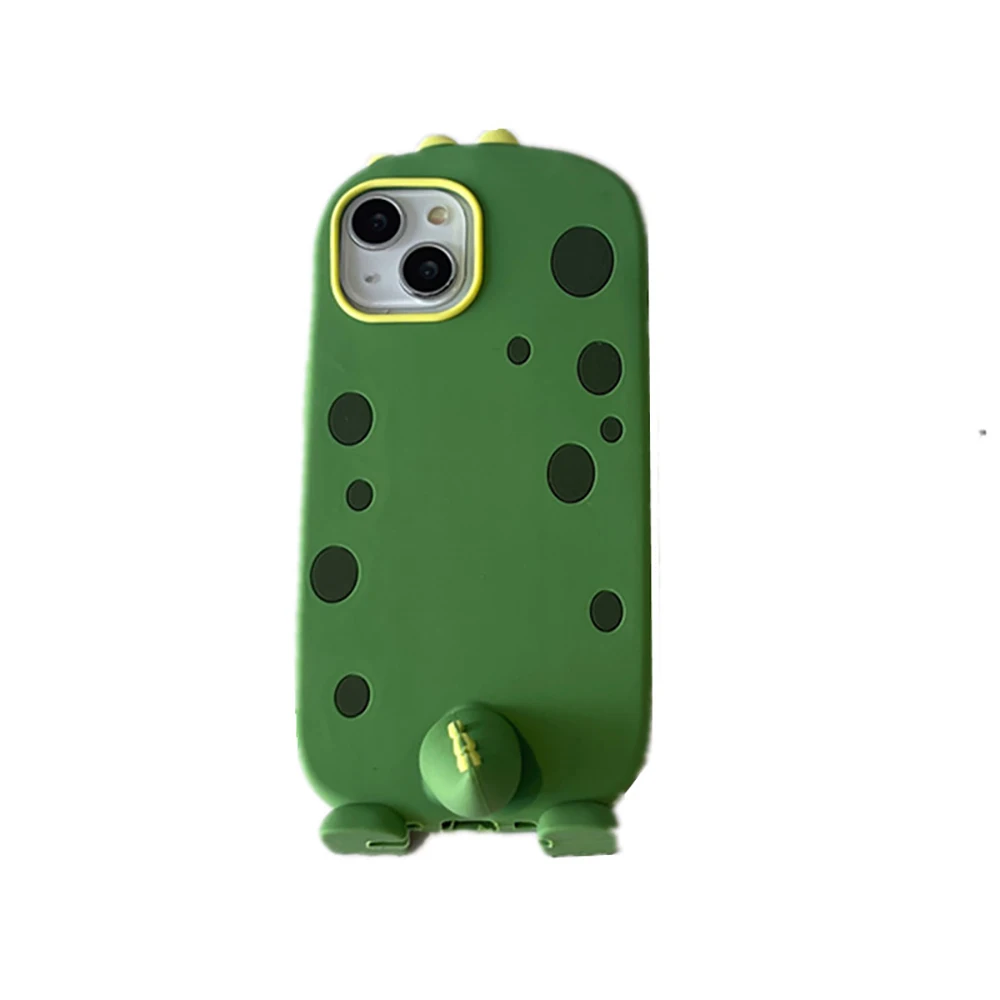 Für iPhone 11 12 13 14 15 Pro Max Lustige Cartoon Polden Sulley Monsters Dinosaurier Hülle Weiche Silikonhülle mit Ständerhalter – Detail 15