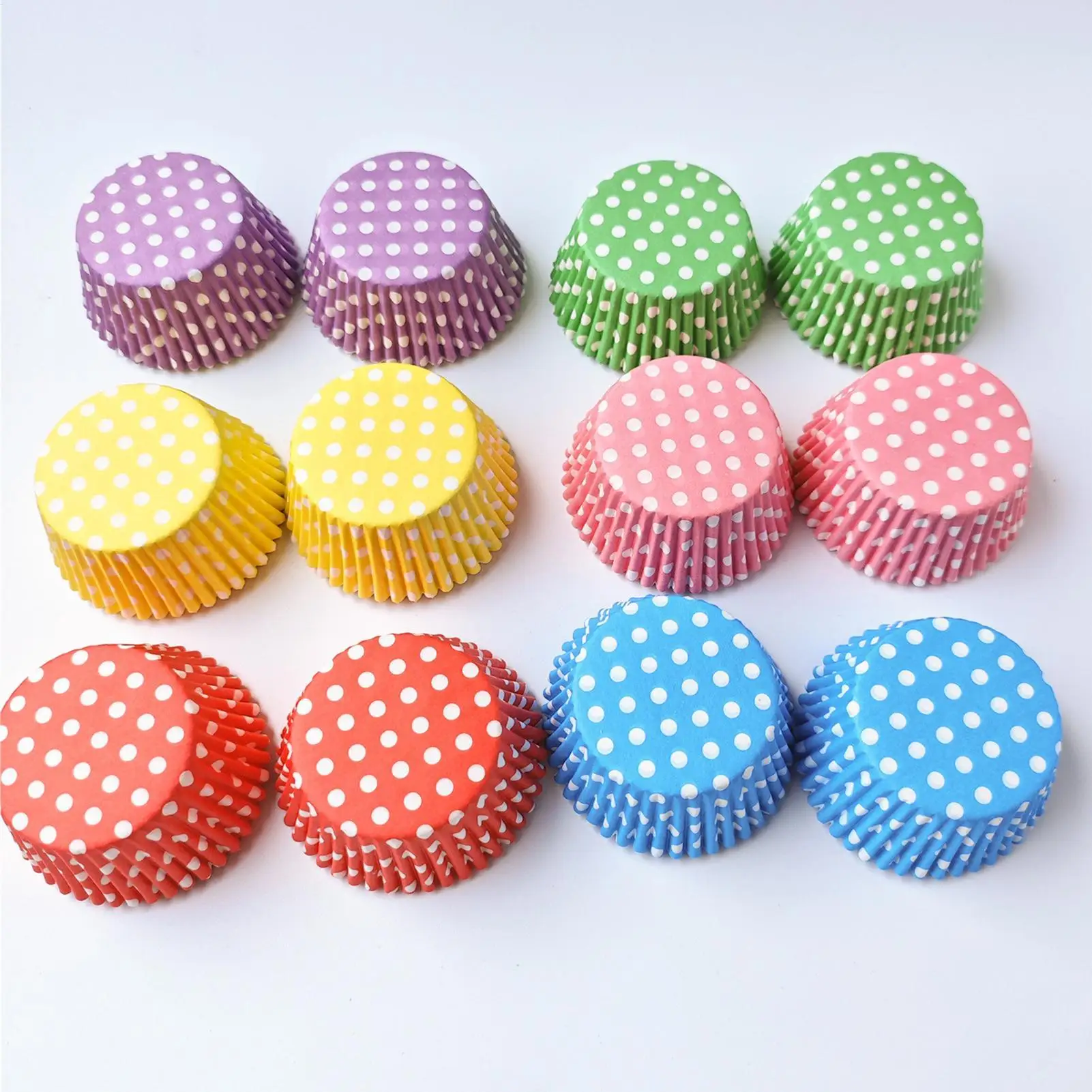 100Pcs CupCake Cake Mold Muffin Box Oil Proof Paper Holder Cup Case Baking Tools DIY Cake Decorating Birthday Party Supplies