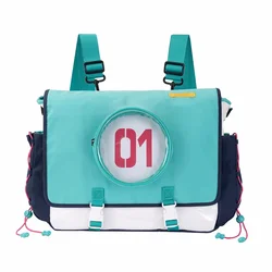 Bandai Anime Hatsune Miku Kawaii Figure high-capacity Travel series Backpack Multi functional fitness bag Cosplay props bag Gift