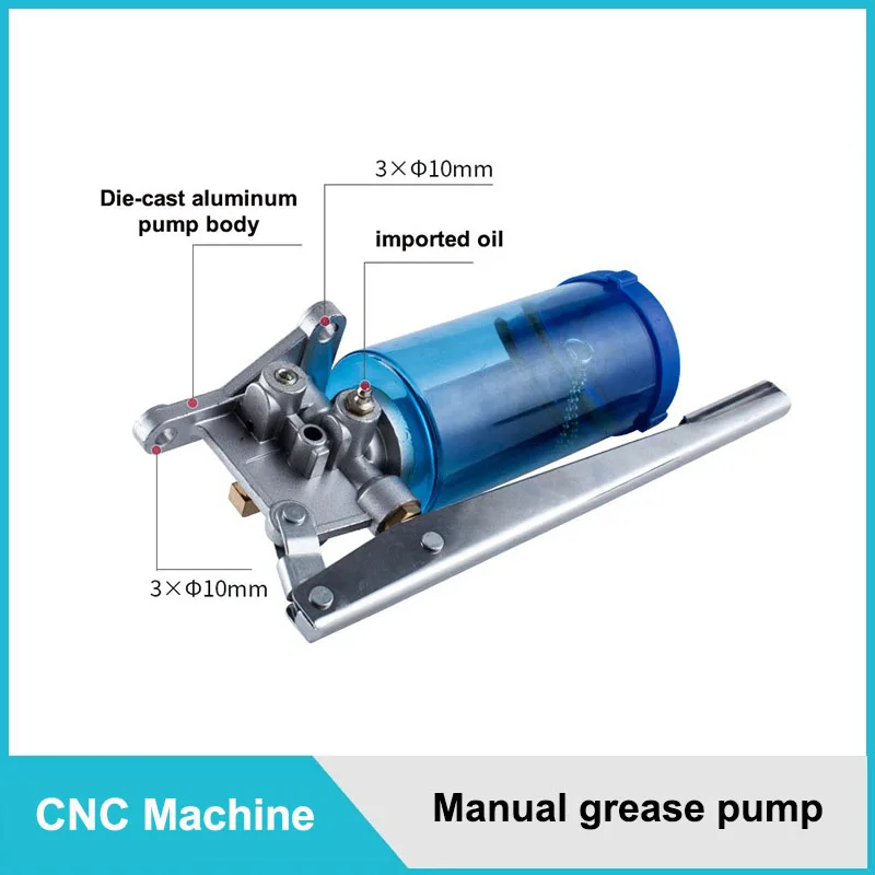 Lubrificatore manuale del burro della pompa del grasso della perforazione della pompa di olio di lubrificazione LSG-08 per la macchina di cnc