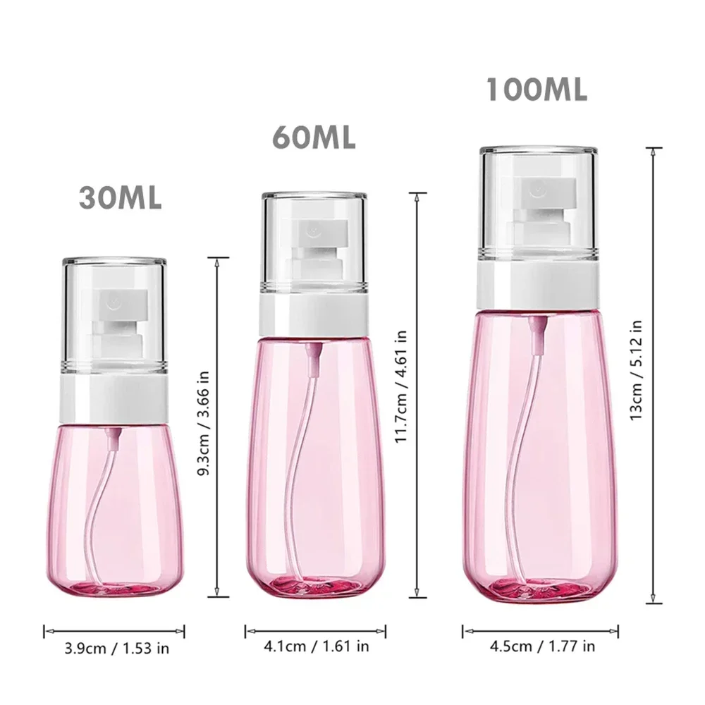 Travel Spray Bottle, Mini Refillable Small Spray Bottles with Fine Mist Nozzle for Hair Face Water Alcohol Plants, 1pcs 30ml