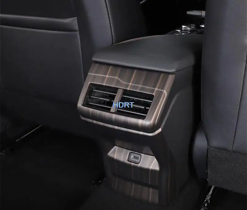 Central Control Cup Holder Trim Outlet Cover Gear Glass Switch Car Peach Wood Interior Accessories For Changan UNIV UNI-V 2022 + image 4