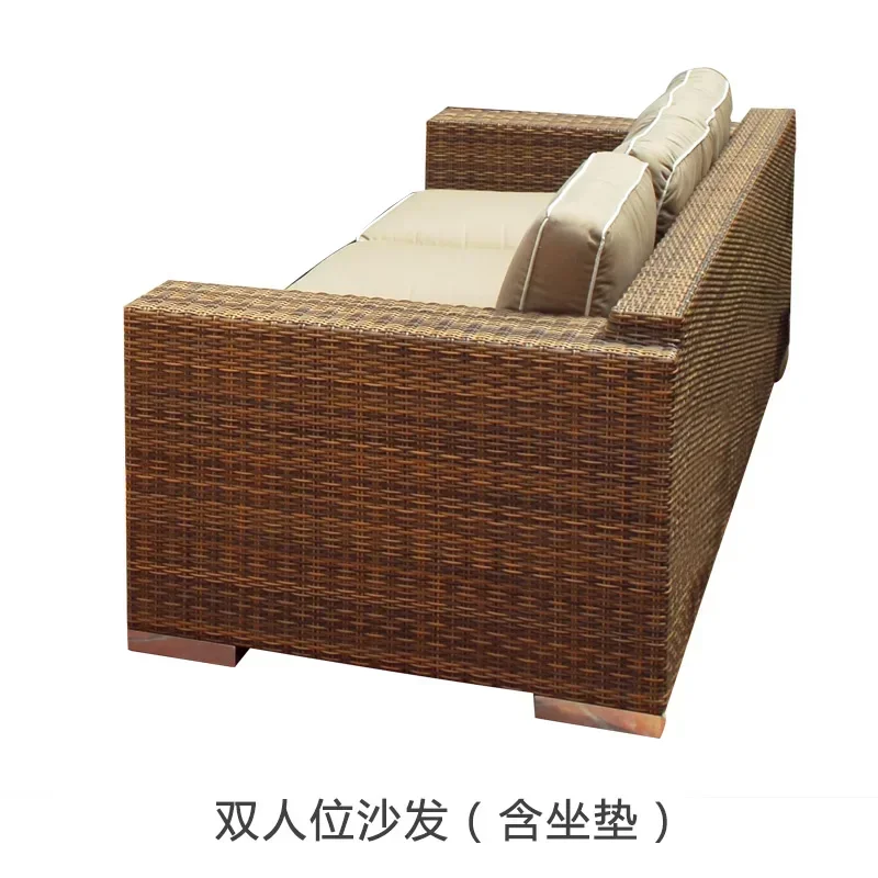 

Sofa combination outdoor sofa rattan chair living room hotel leisure three-person