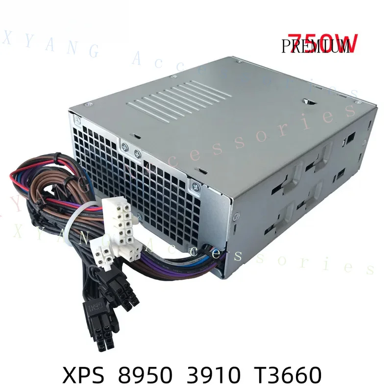 N+ For Dell XPS 8950 3910 T3660 Alien R13 R14 10PIN 750W Power Supply 0M92DC 0M2G8X H750EPS-00 AC750EPS-00 L750EPS-00