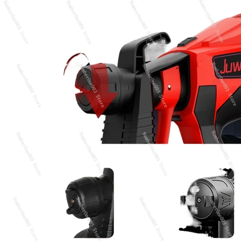 

4800W High Power Electric Paint Gun Paint Latex Paint Spray Gun Small Household High Pressure High Atomization Does Not Block