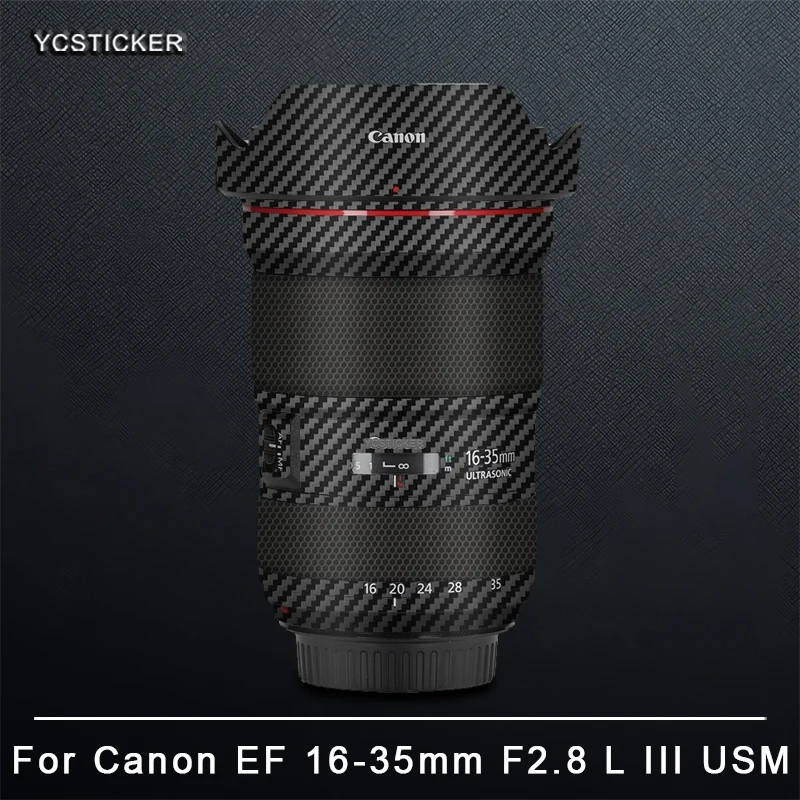 

Anti-Scratch Camera Lens Skin Cover Sticker Coat Wrap Protective Film Body Protector for Canon EF 16-35mm F2.8 L III USM Macro