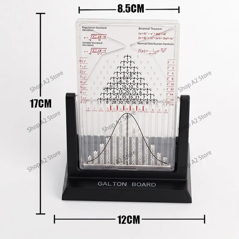 Normal distribution model Mathematical probability Teaching aid Decompression science ornament Dalton plate