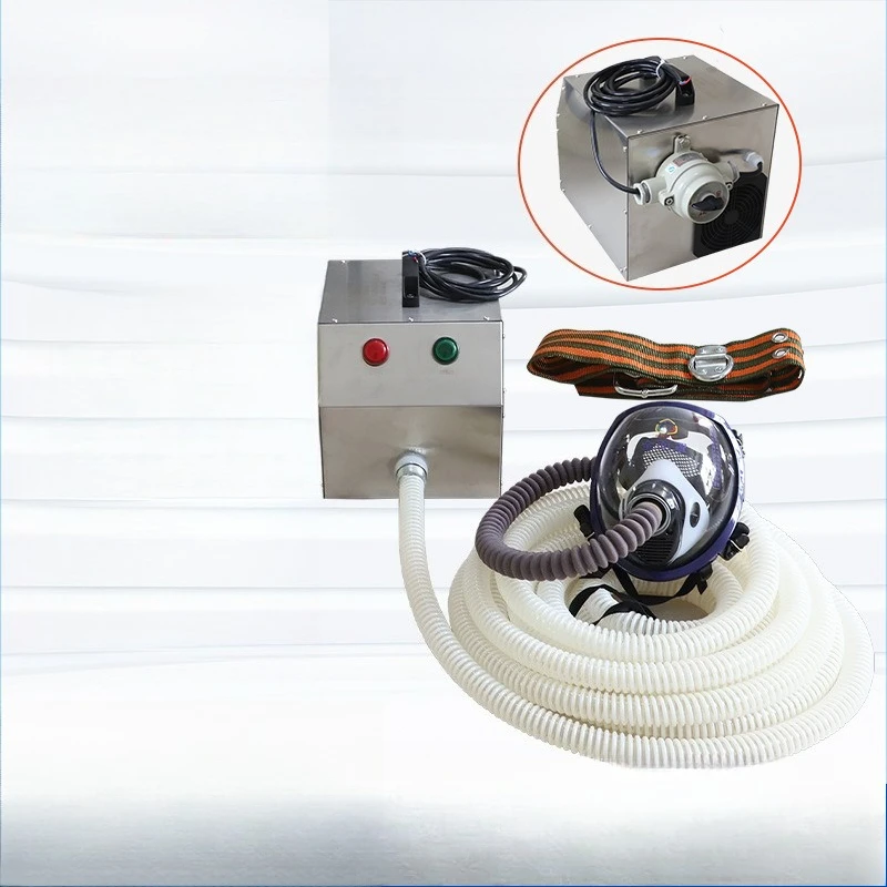 Security electric air supply long tube respirator for single person and multiple people, explosion-proof long tube respirator