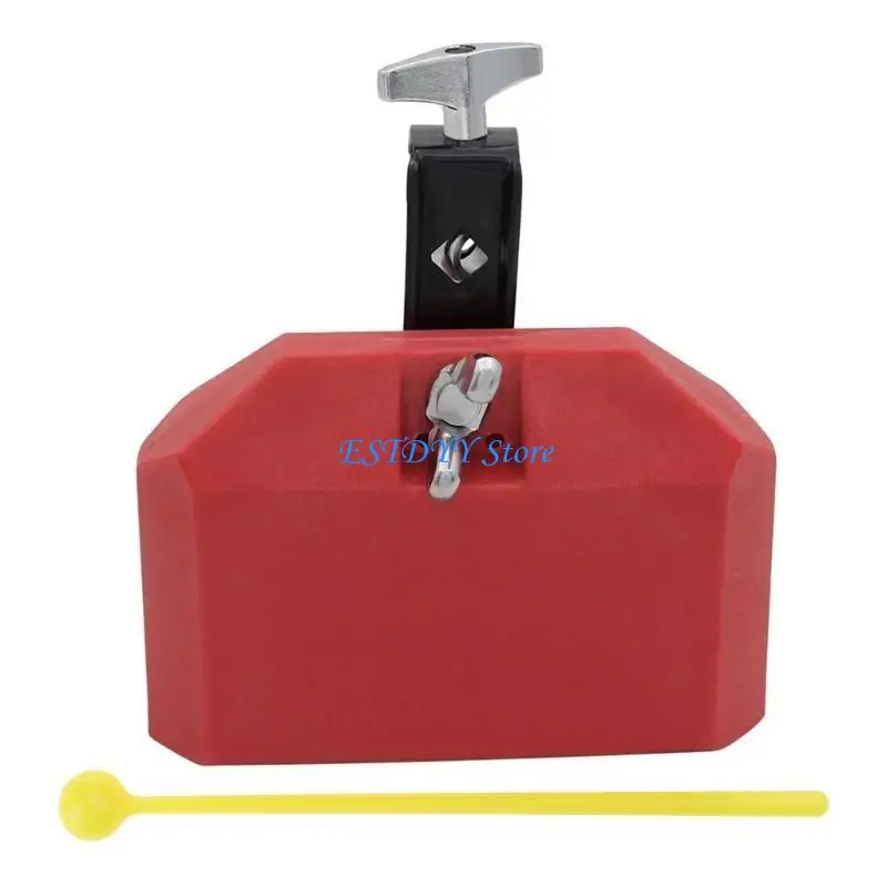 

G6DE Drum Bells Music Cowbell Highly and Low Tone Bells Drum Knocker Cowbell Clapper Percussions Instruments Easy to Install