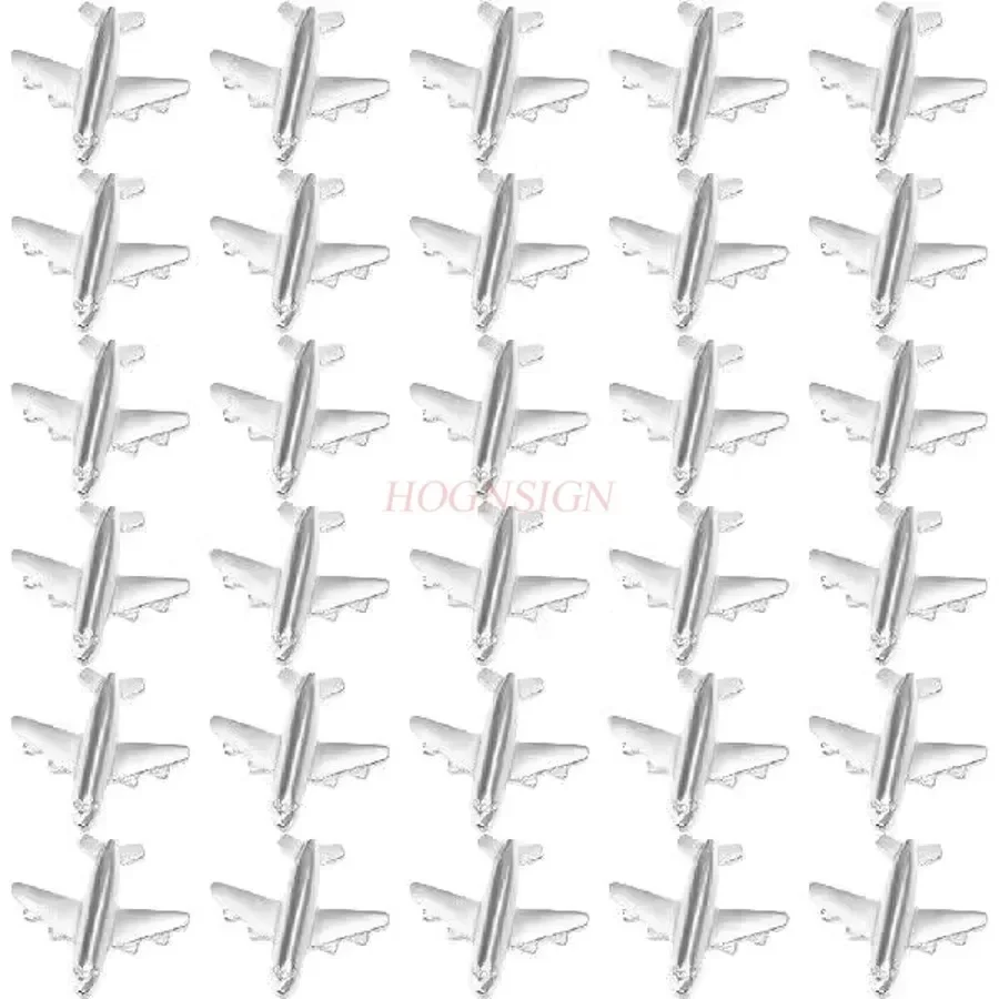 30Pcs Cork Board Aircraft Pushpin Map Nails Metal Notes